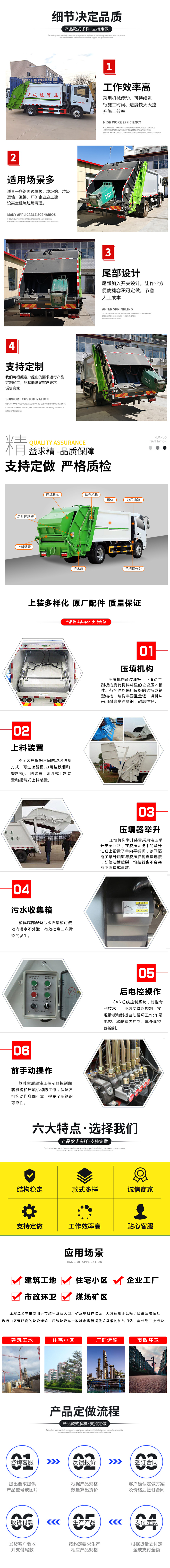 國(guó)六10立方東風(fēng)D9 壓縮垃圾車